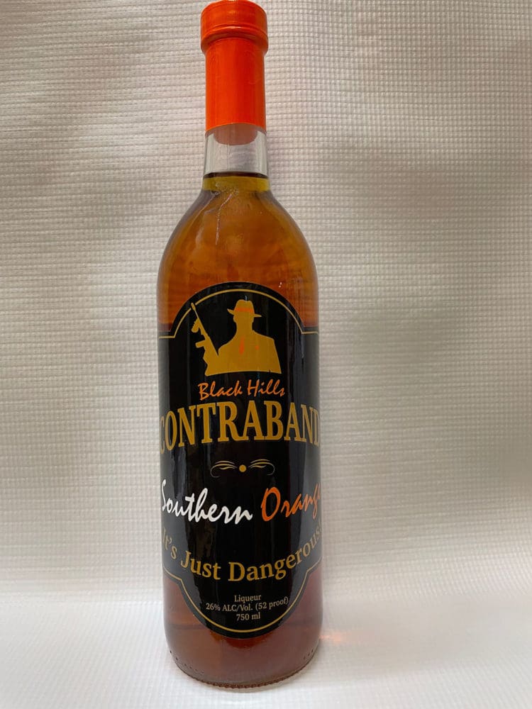 Black Hills Contraband bottle of Southern Orange